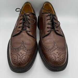 Vintage Florsheim Imperial Men's Brown Kenmoor Wingtip Oxford Shoes Size 6.5
